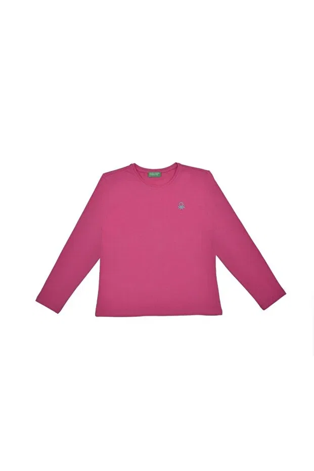 Детская футболка для девочек хлопковая bnt-g21576 United Colors Of Benetton, Pink
