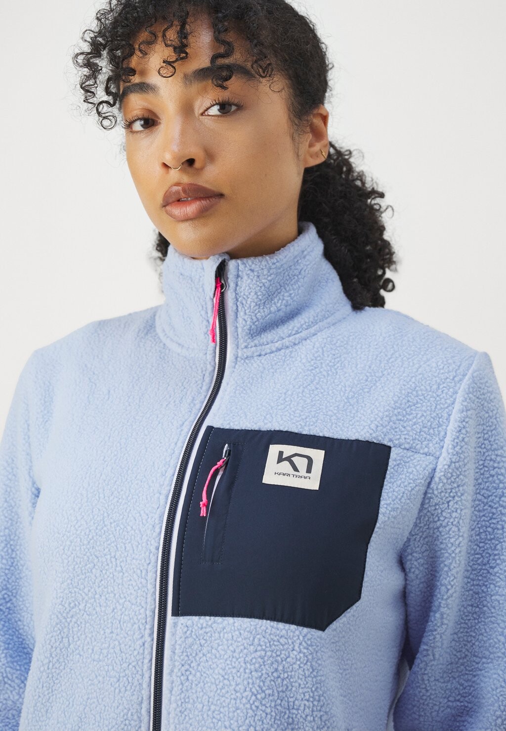 

Флисовая куртка ROTHE MIDLAYER Kari Traa, светло-голубой