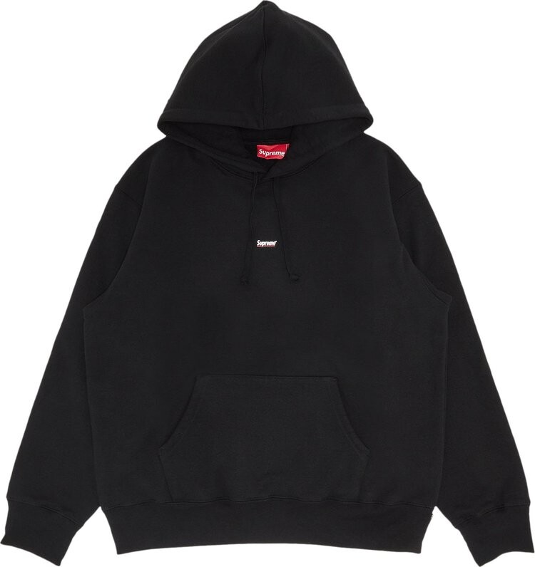 

Толстовка Supreme Underline Hooded Sweatshirt 'Black', черный