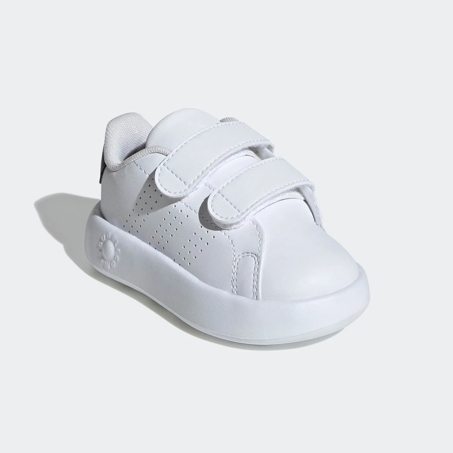 Детские кроссовки на липучках в стиле Stan Smith Adidas Sportswear, Cloud White