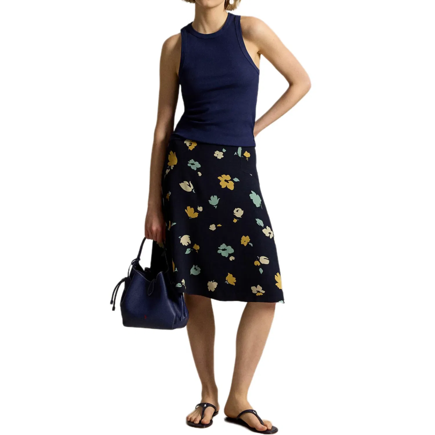 Женская юбка Casual Short Skirts Tulip Marine Blue Polo Ralph Lauren, Tulip Marine Blue — фото 3