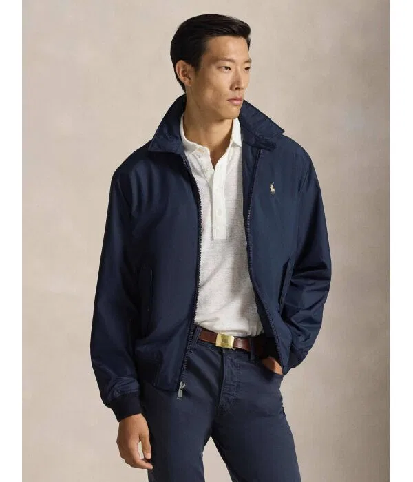 Мужская куртка-бомбер с коротким рукавом Polo Ralph Lauren, Blu Marino