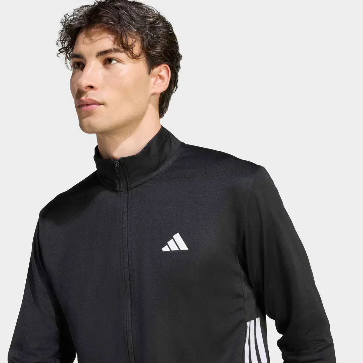 Мужские тренировочные толстовки WE ALLSET 3S TT Adidas - черные — фото 4