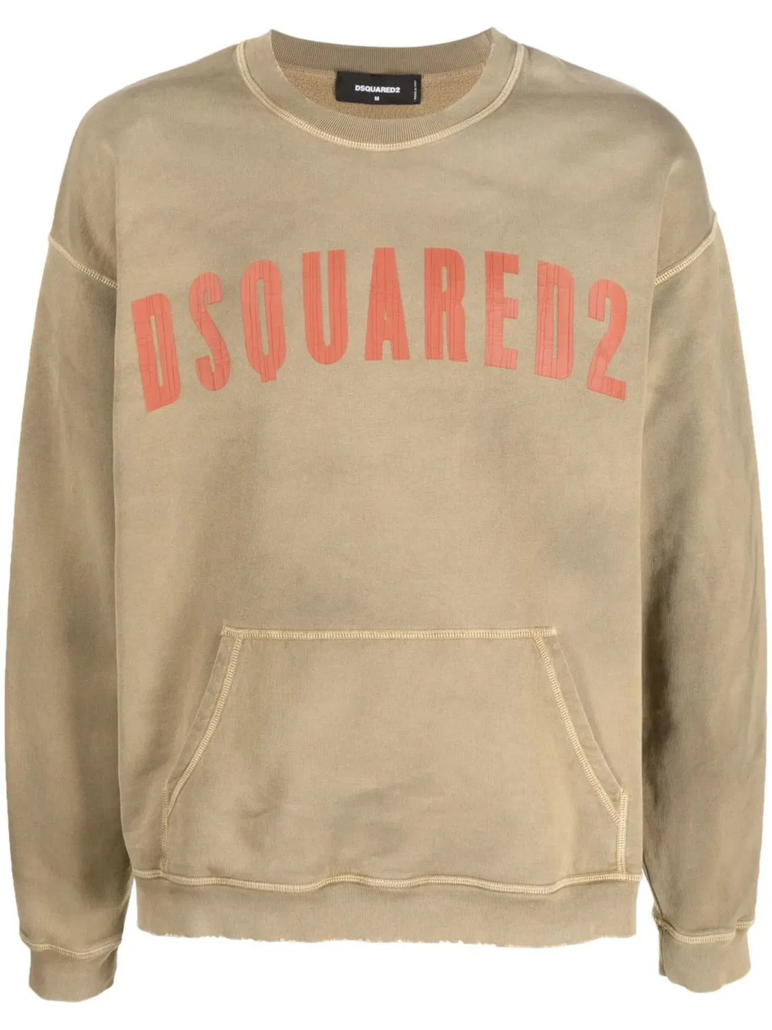 Свитшот с логотипом спереди DSQUARED2, нейтральный