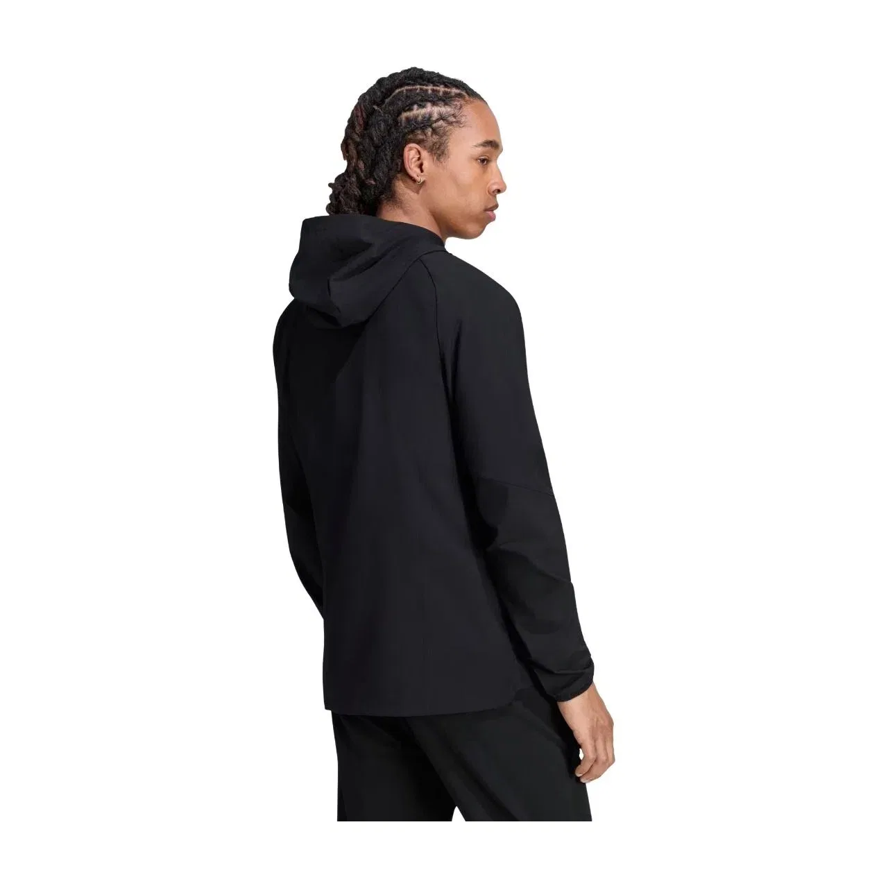 Мужская ветровка-тренч Adidas Arsenal FC Tiro Travel Windbreaker, черный — фото 3