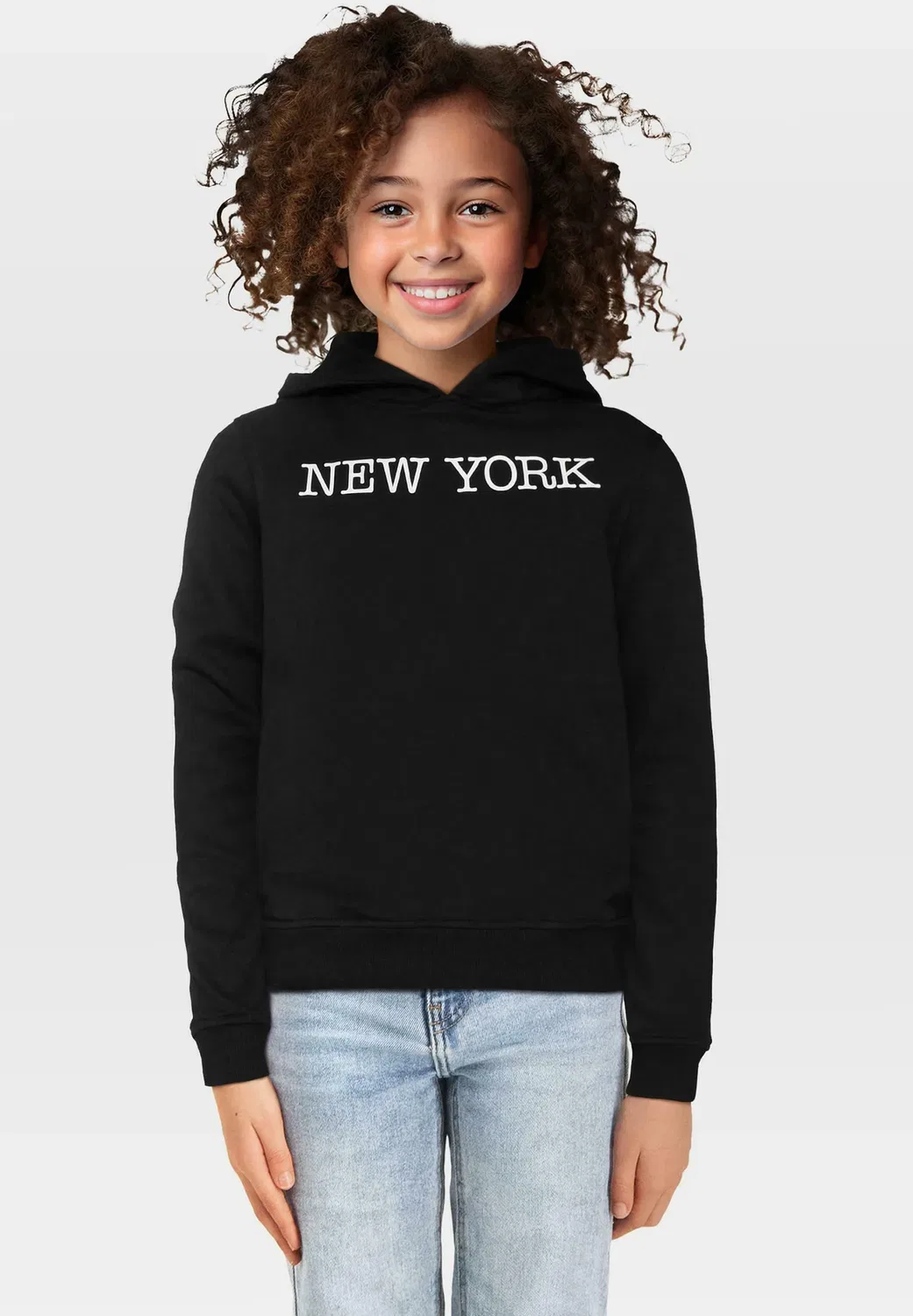 Комплект из 2 шт. Langarm Los Angeles New York - толстовка с капюшоном Urban Classics, Black White — фото 4
