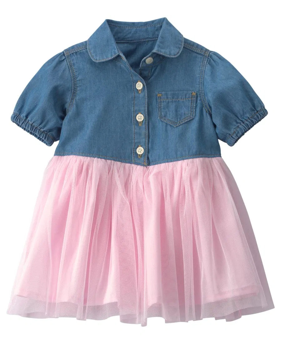 Платье-комбинезон с тюлевой юбкой и шортами, 2 предмета Osh Kosh, Light Wash