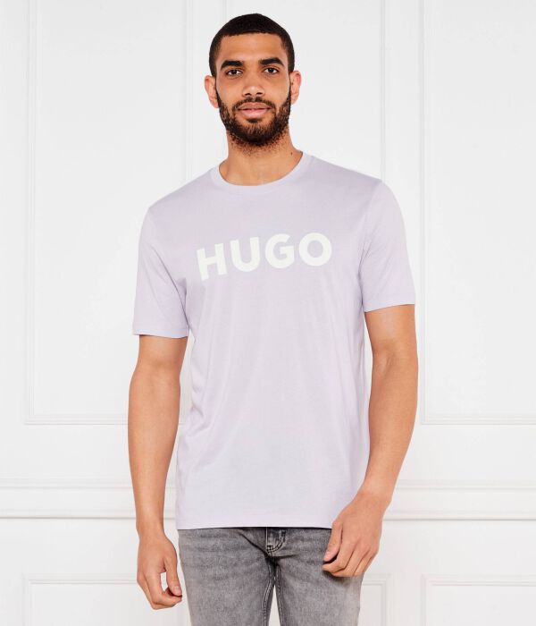 

Футболка синего цвета Regular fit Hugo, лавандовый