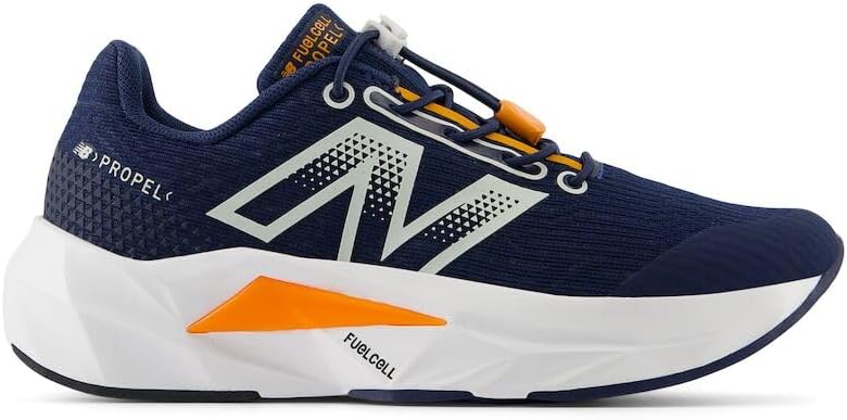 Детские кроссовки New Balance FuelCell Propel V5 Bungee (унисекс), серый — фото 3