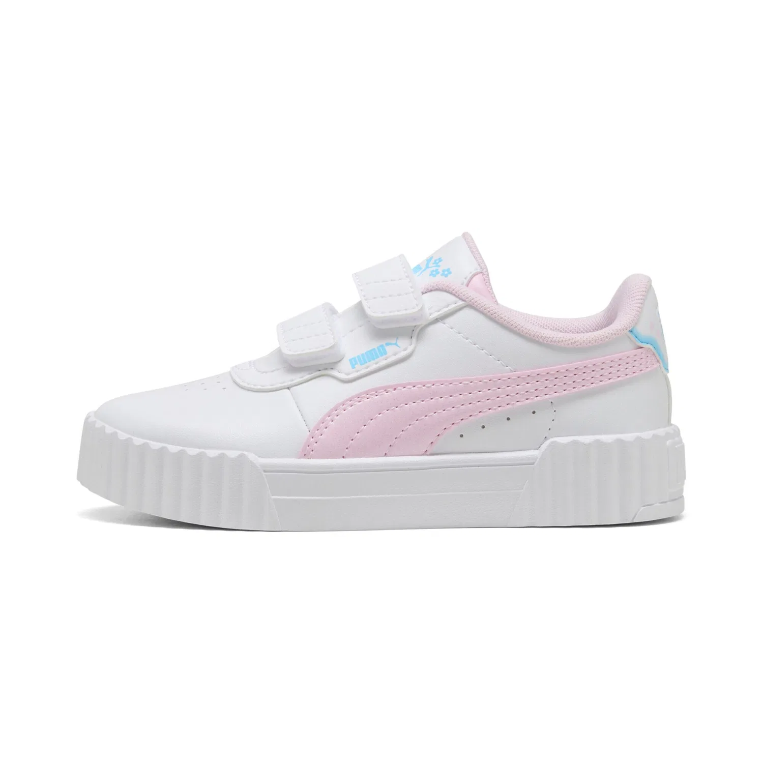 Детские кроссовки для активного отдыха Carina 3.0 Jelly PUMA, White/Pearl Pink — фото 2