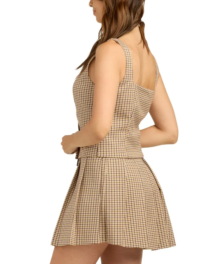 Топ без рукавов с квадратным вырезом, модель Square Neck Button-Front BCX, Color 4 — фото 4