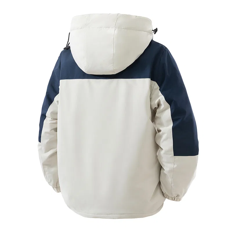 Детская куртка-худи с флисовой подкладкой JEEP SPIRIT, Milk White Navy — фото 3