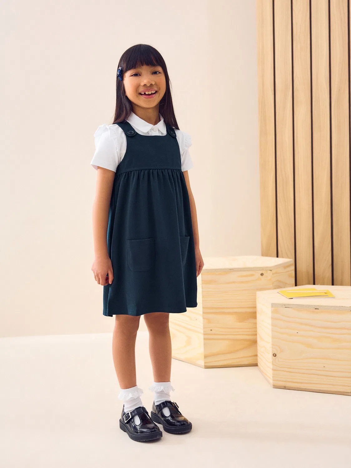 Сарафан школьный из джерси, Navy Blue Next