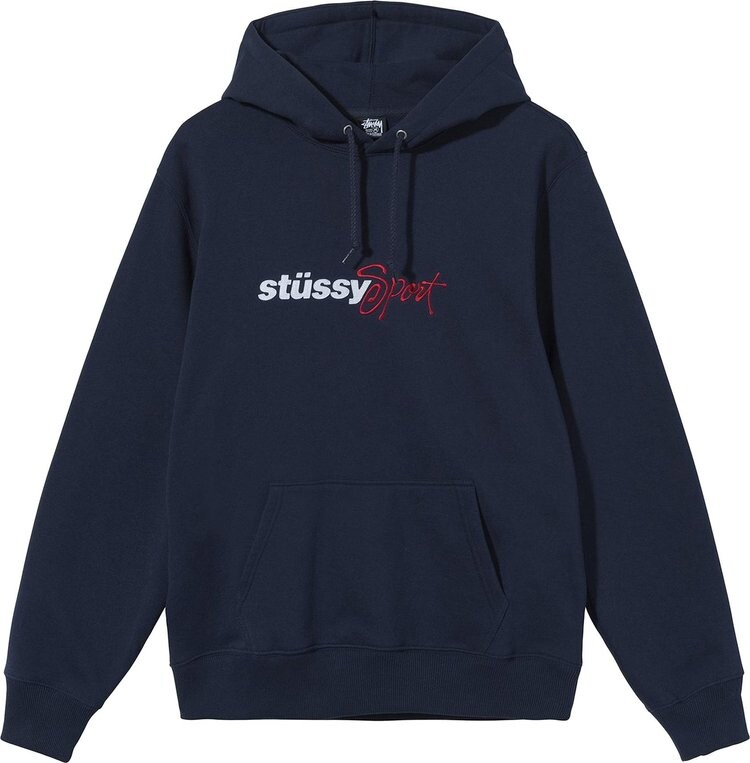 

Худи Stussy Sport Applique Hoodie 'Navy', синий