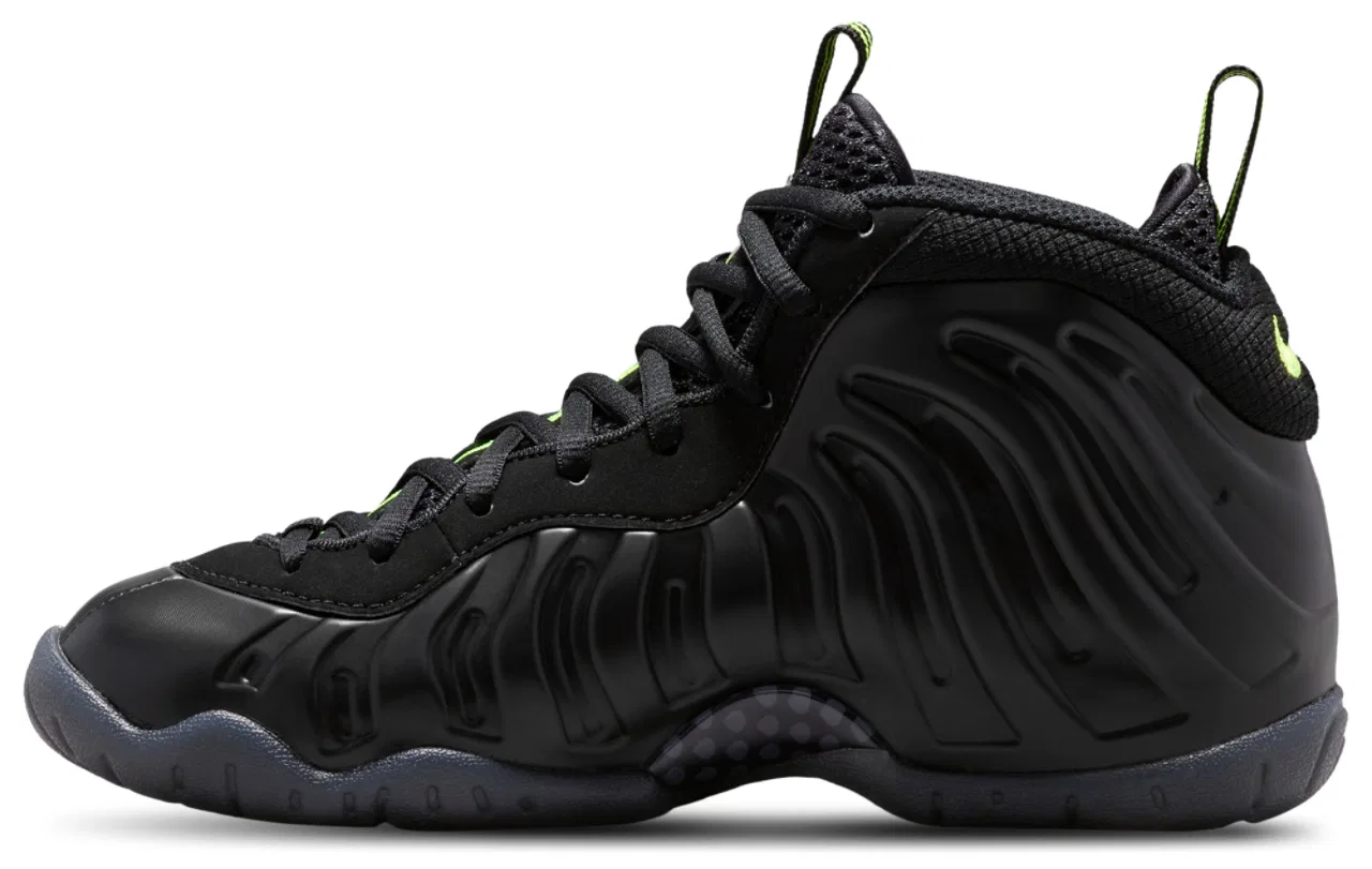 Кроссовки для мальчиков Little Posite Pro Nike, цвет Black/Voltage Yellow — фото 2