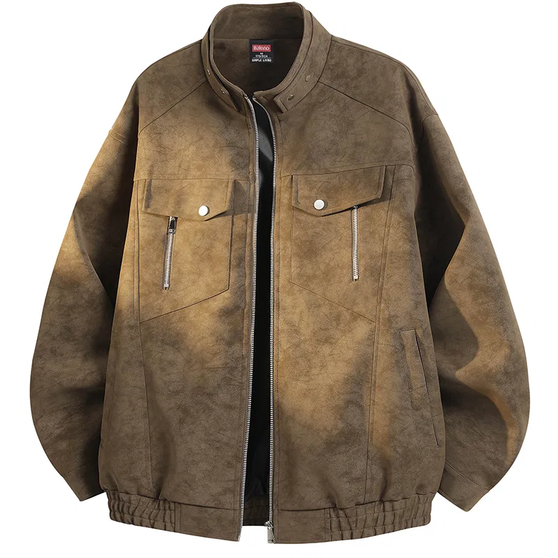 Детское пальто из кожи BALENO, Brown