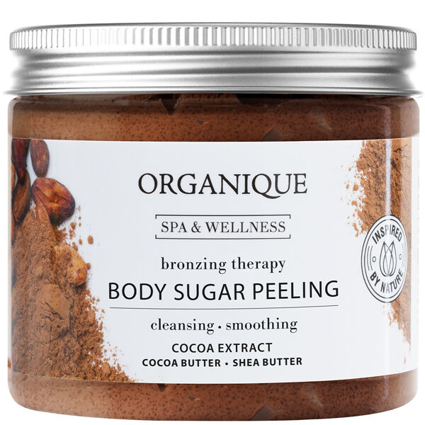 

Сахарный скраб для тела, 200 мл Organique Bronzing therapy chocolate
