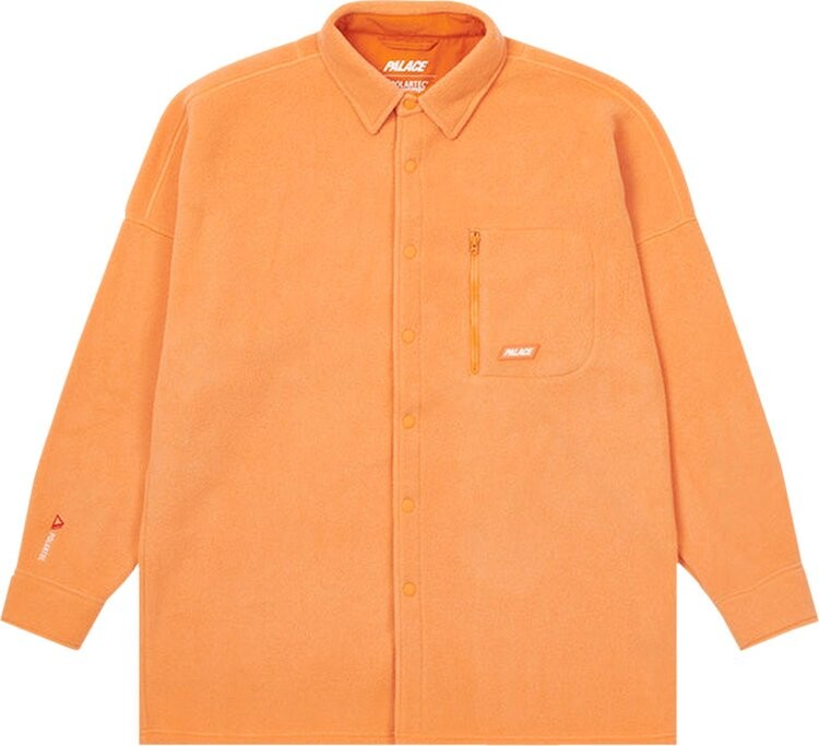 

Рубашка Palace Polartec Lazer Overshirt 'Orange', оранжевый