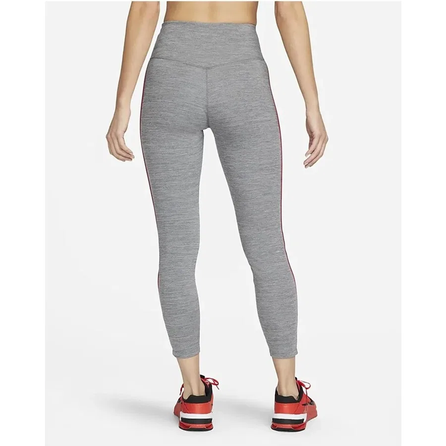Спортивные леггинсы 7/8 с высокой посадкой Nike One Normal Belli, Разноцветный — фото 2