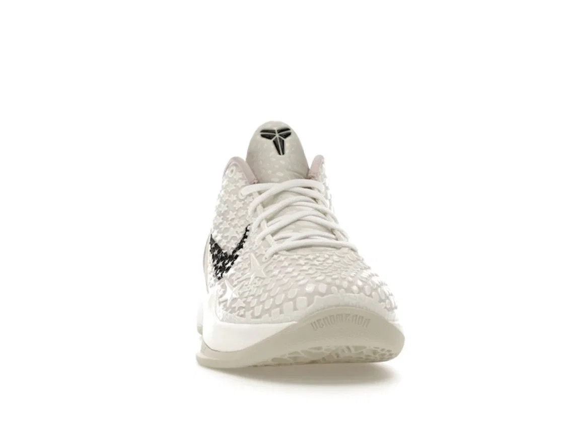 Детские кроссовки с принтом Nike Kobe 6, Sail/Black/Light Bone/White/Platinum Violet — фото 2