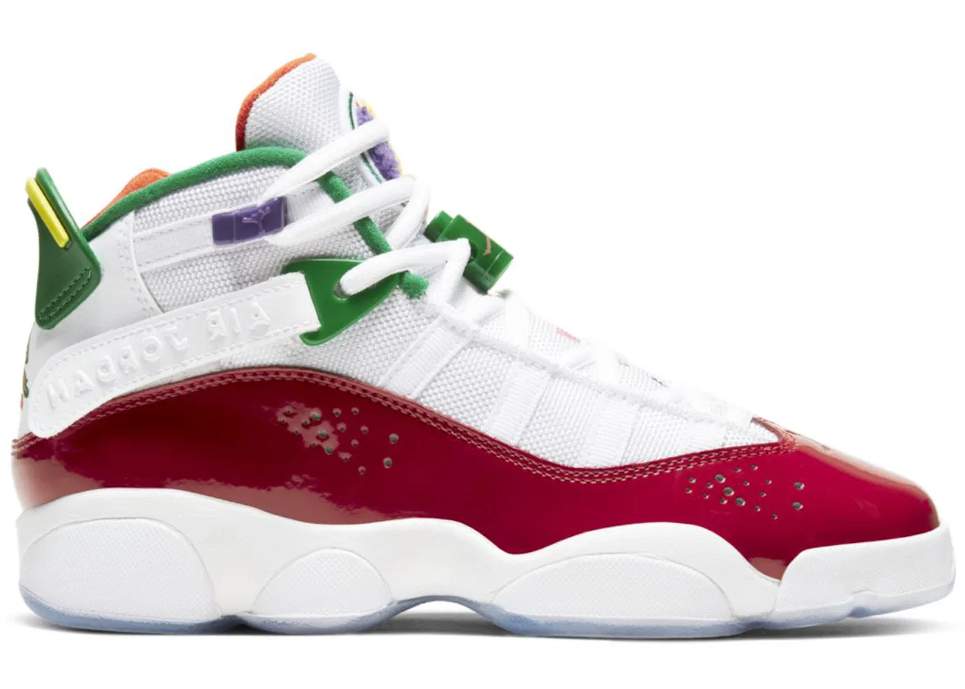 Детские кроссовки Lifestyle Jordan 6 Rings Multi-Color Jordan, Amarillo/Field Purple/Total Orange/Team Orange