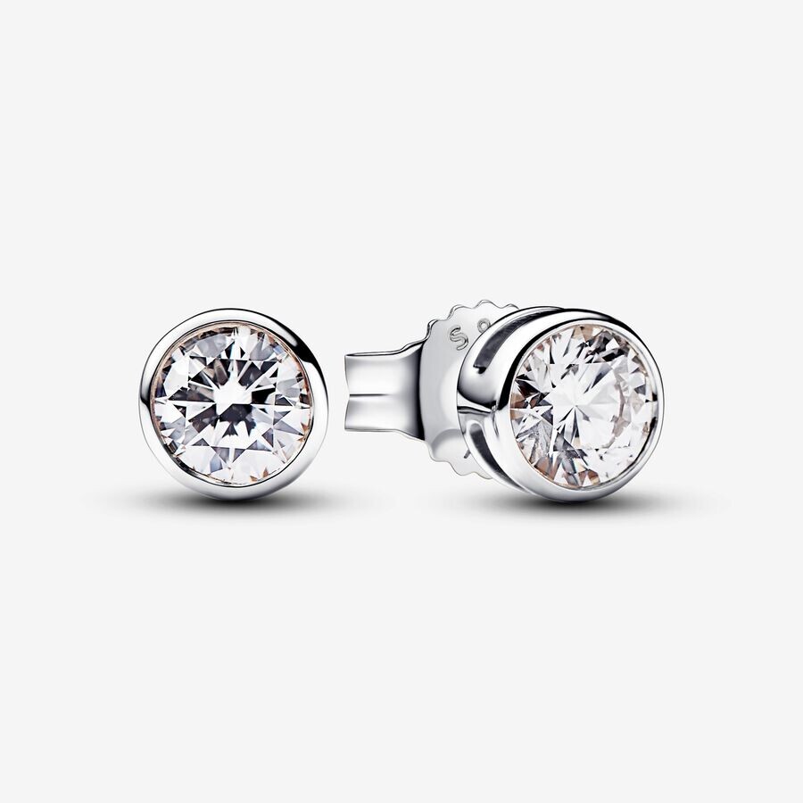 

Серьги Pandora Era Lab-grown Diamond Bezel 0.50 carat tw, серебро
