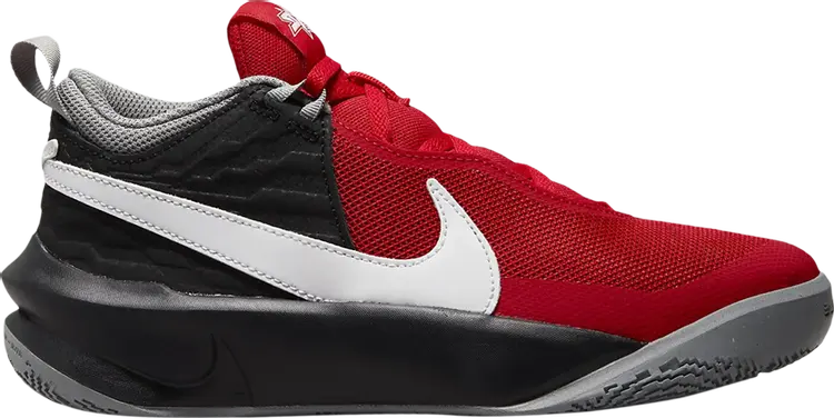 

Кроссовки Nike Team Hustle D10 GS 'University Red Black', красный