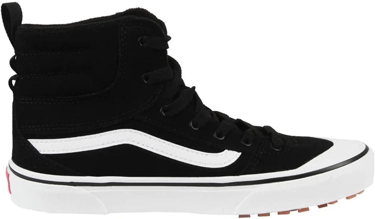 Детские кроссовки с защитой Vansguard Ashwood Hi Vans, Suede Black/White