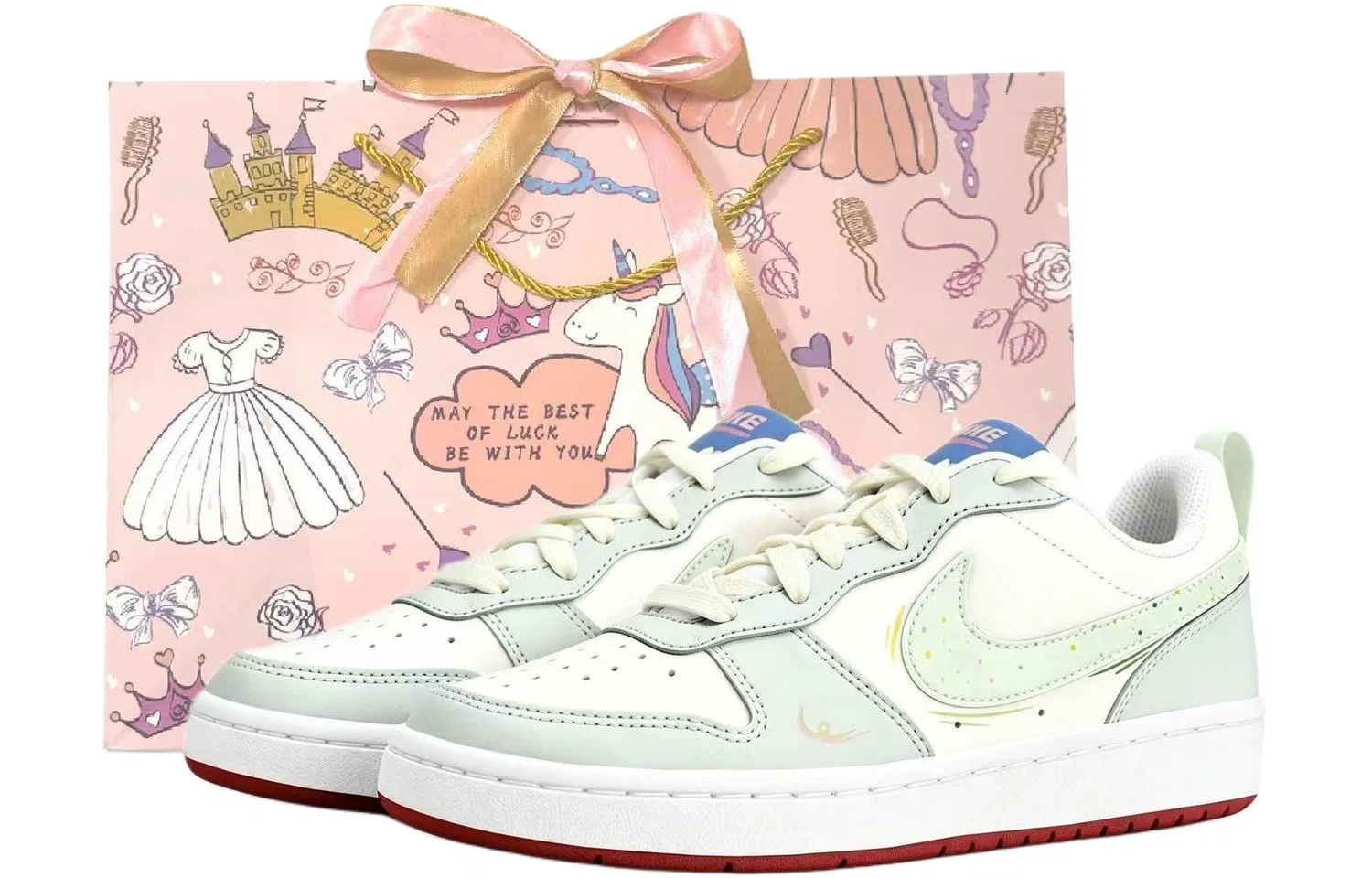 Детские кеды для скейтбординга Court Borough 2 Nike, Green