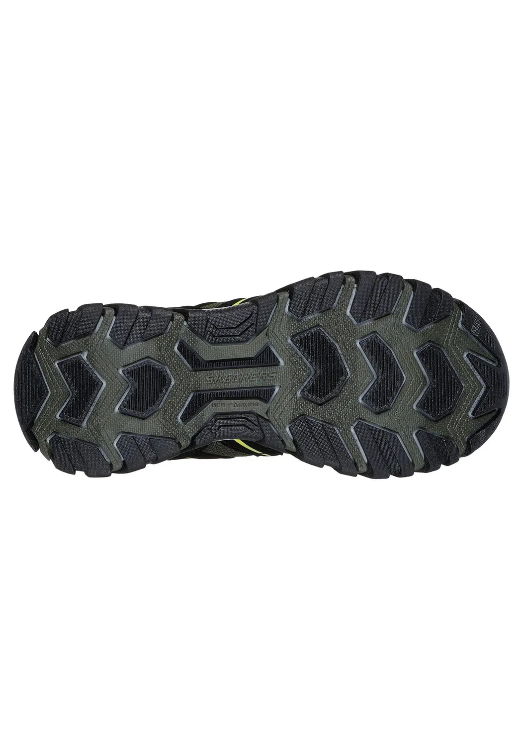 Детские высокие кроссовки с амортизацией Rugged Ranger Storm Trail Skechers, Black Green — фото 4