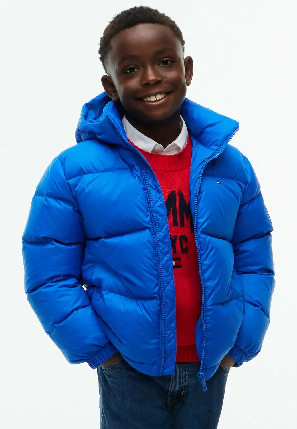 Пуховая куртка Tommy Hilfiger, Vibrant Blue — фото 2
