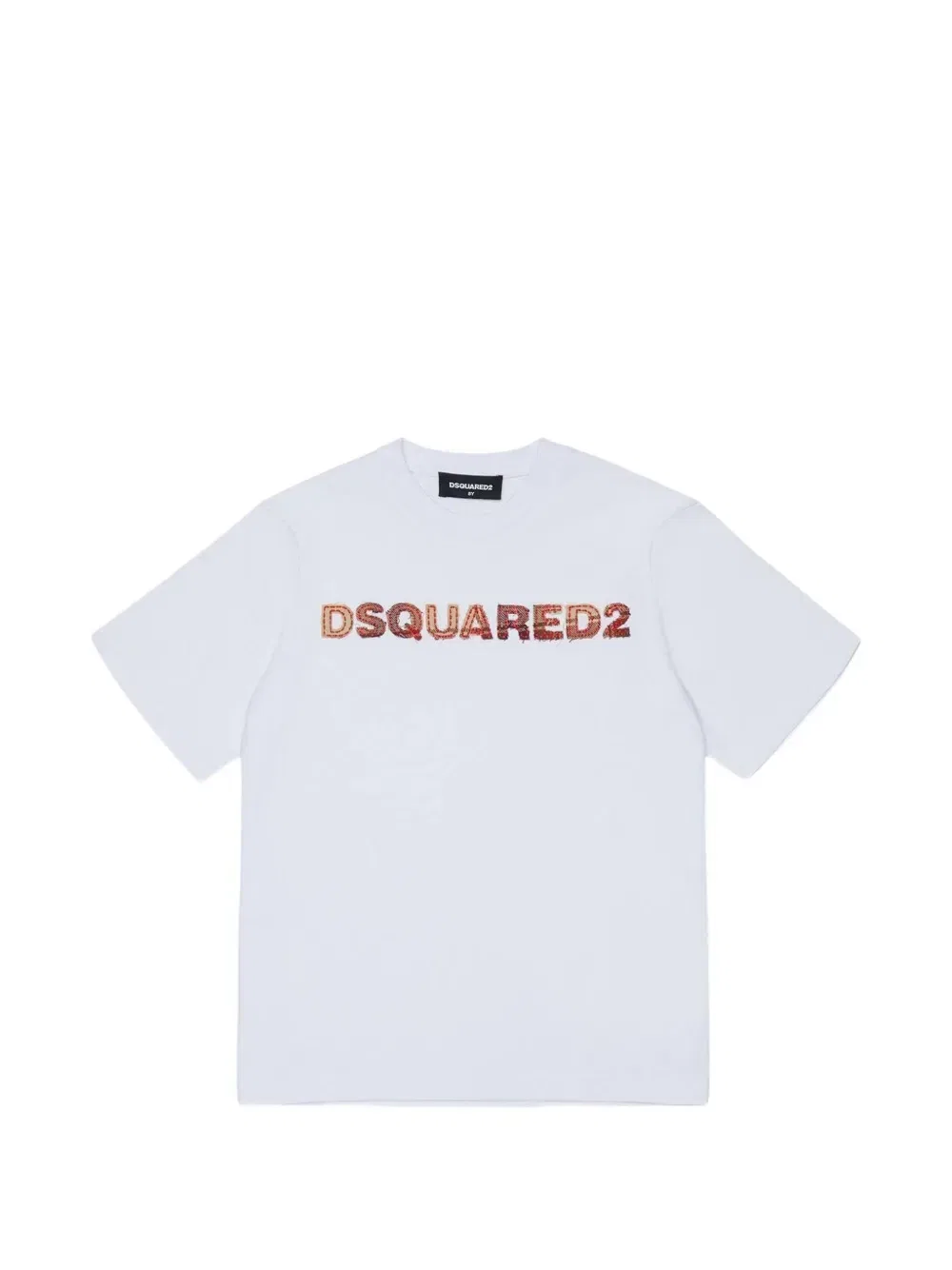Футболка с логотипом-аппликацией DSQUARED2 KIDS, белый
