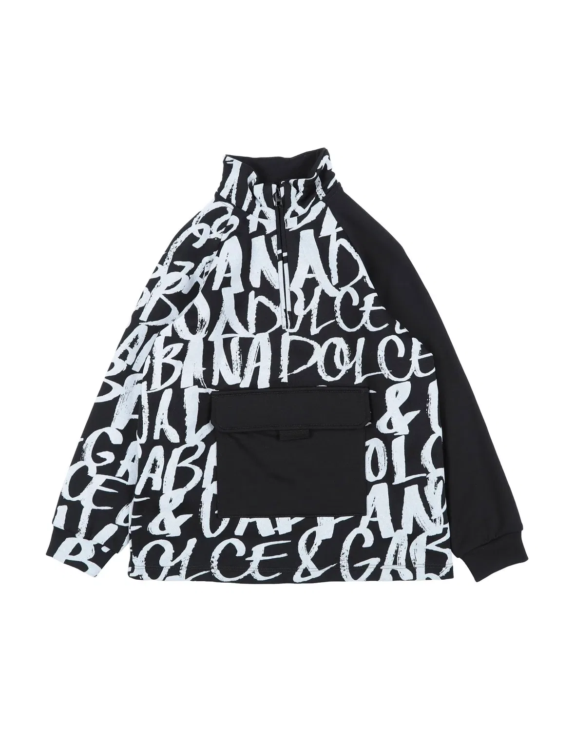 Свитшот с принтом Dolce&Gabbana, черный