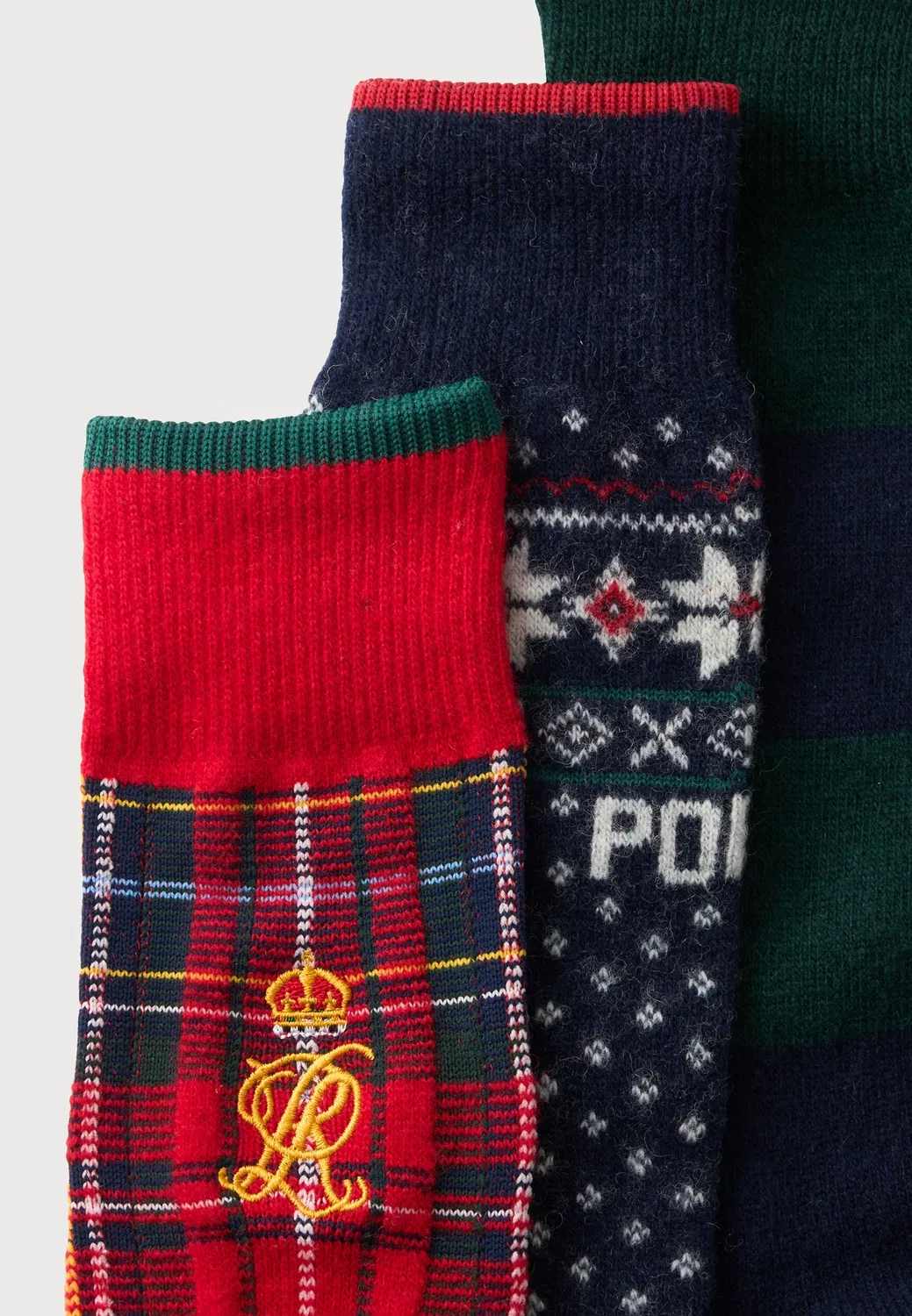 3 пары носков Polo Ralph Lauren, Dark Blue/Multi-Coloured — фото 3