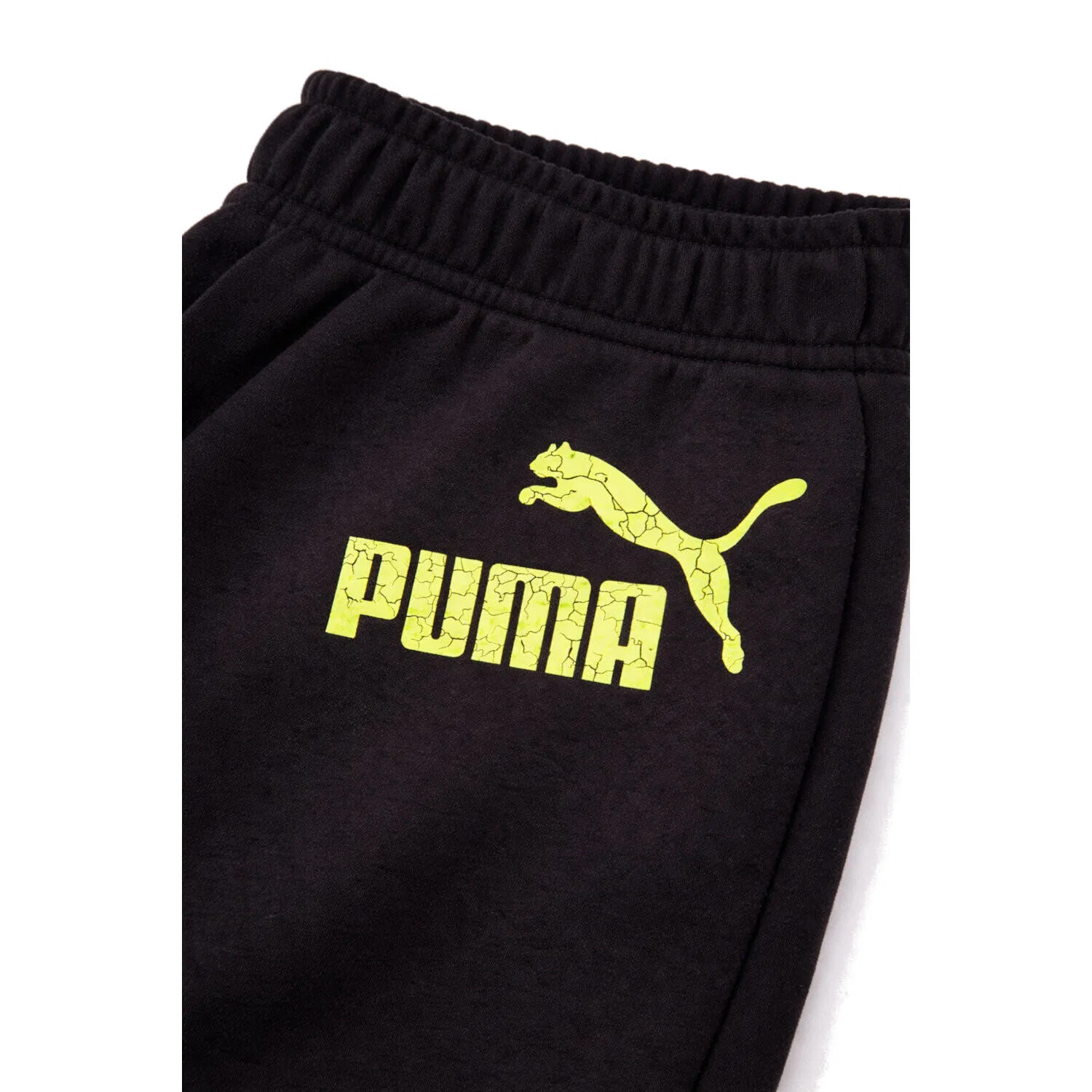 Детский спортивный костюм с логотипом Minicats No. 1 Logo Puma, Schwarz Gelb Schwarz — фото 4
