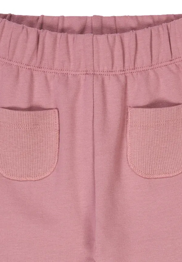 Брюки, 95% хлопок, 5% эластан, Tracksuit bottoms, Musli By Green Cotton, nostalgia rose — фото 3