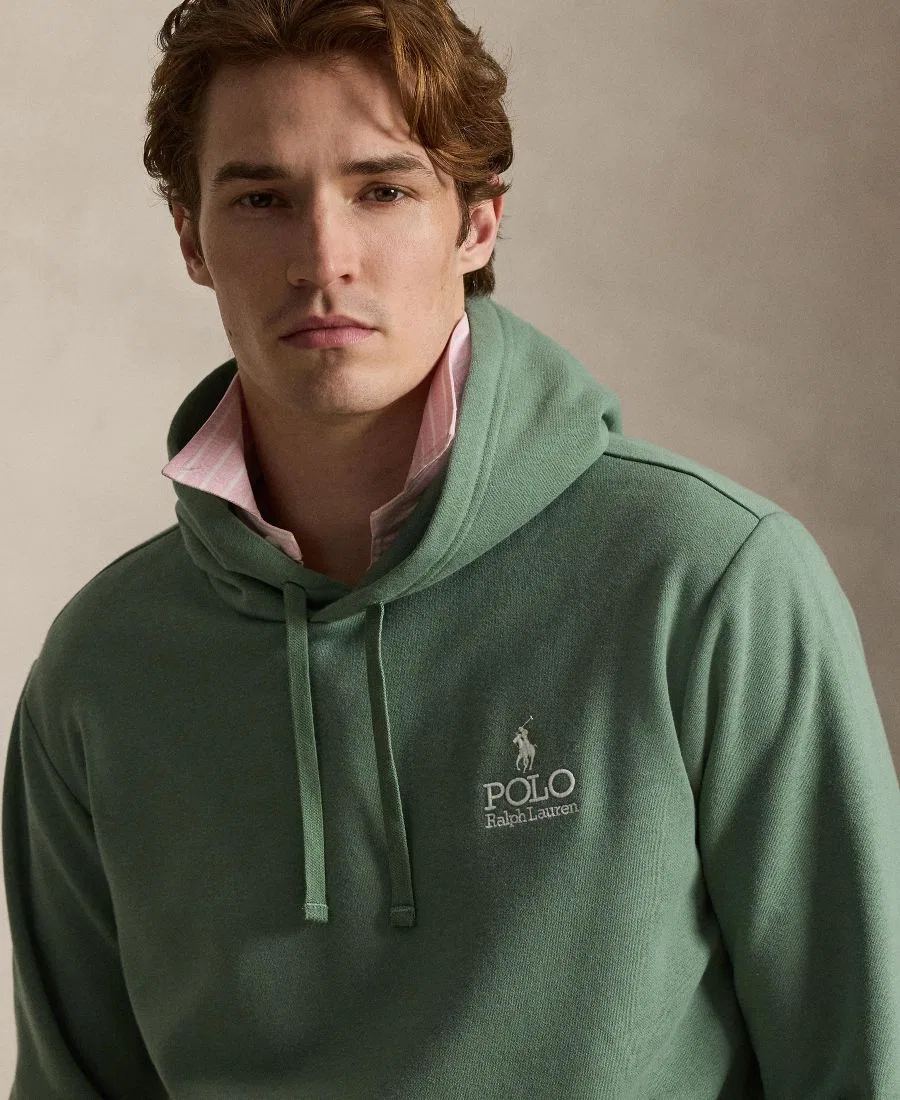Худи с капюшоном и длинным рукавом, классический крой Polo Ralph Lauren, Fatigue — фото 3
