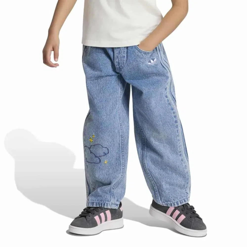 Джинсы свободные Care Bears Adidas Originals, синий