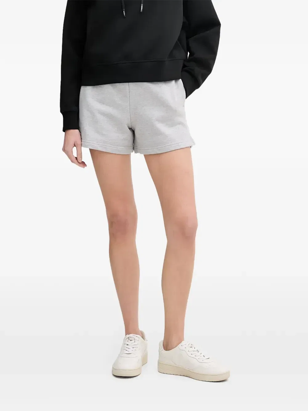 Шорты Lacoste с эластичным поясом и нашивкой с логотипом, серый
