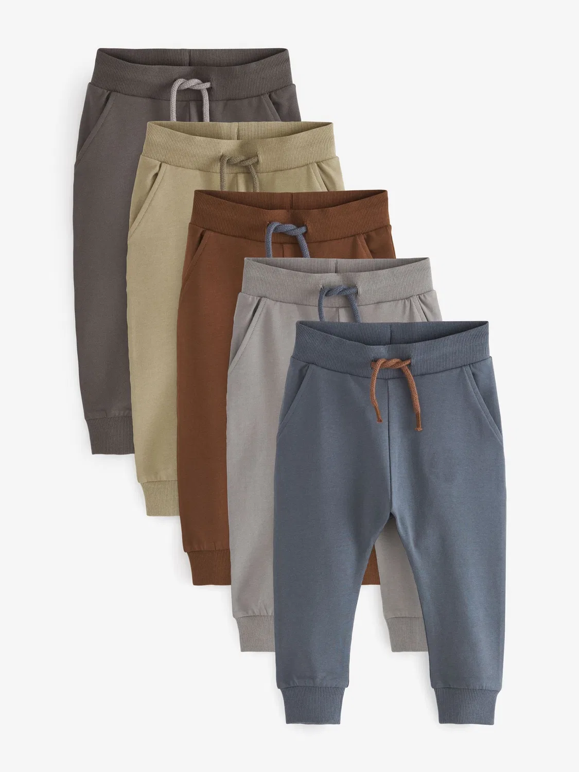 Джоггеры 5 в 1, Skinny Fit Next, хаки/серый/синий