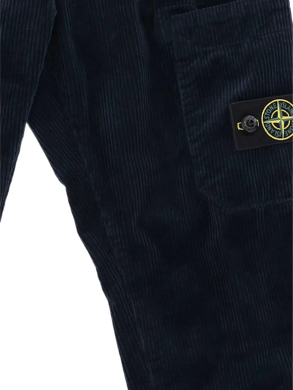 Брюки-карго Compass вельветовые синие Stone Island, синий — фото 3