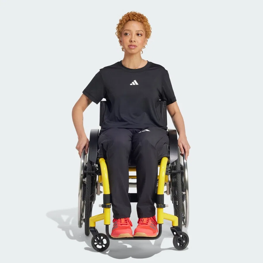 Спортивные брюки ADIDAS PERFORMANCE Regular Workout Pants 'Training Adaptive Workout' черного цвета — фото 2