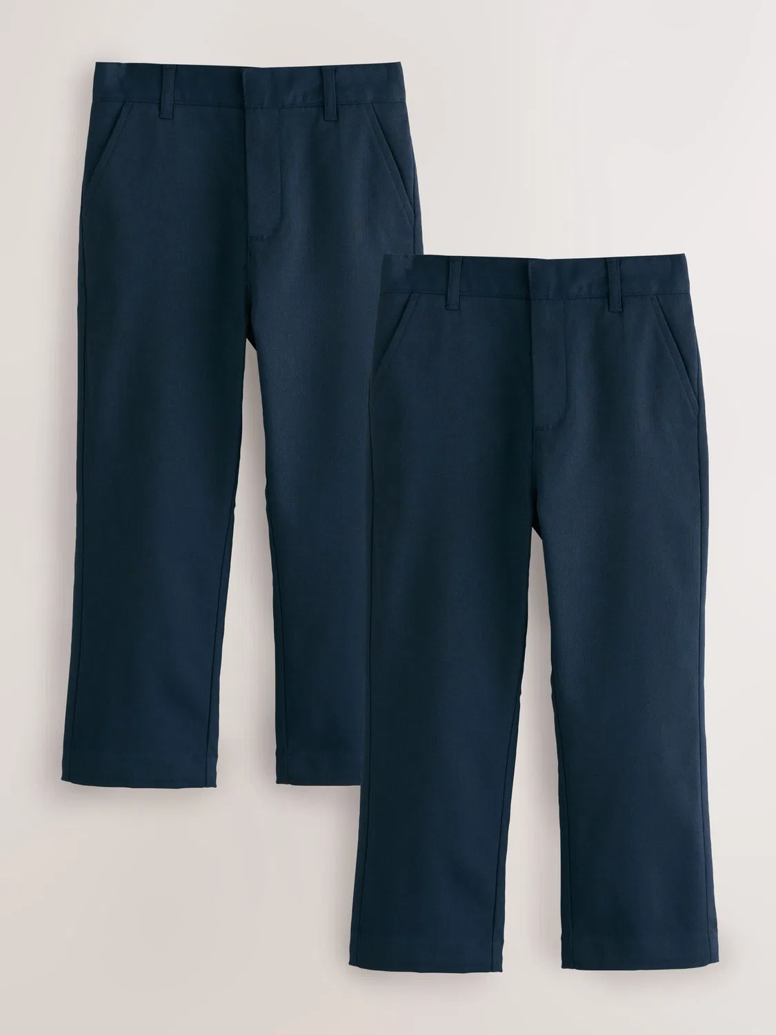 Брюки школьные, regular fit Clarks, темно-синие