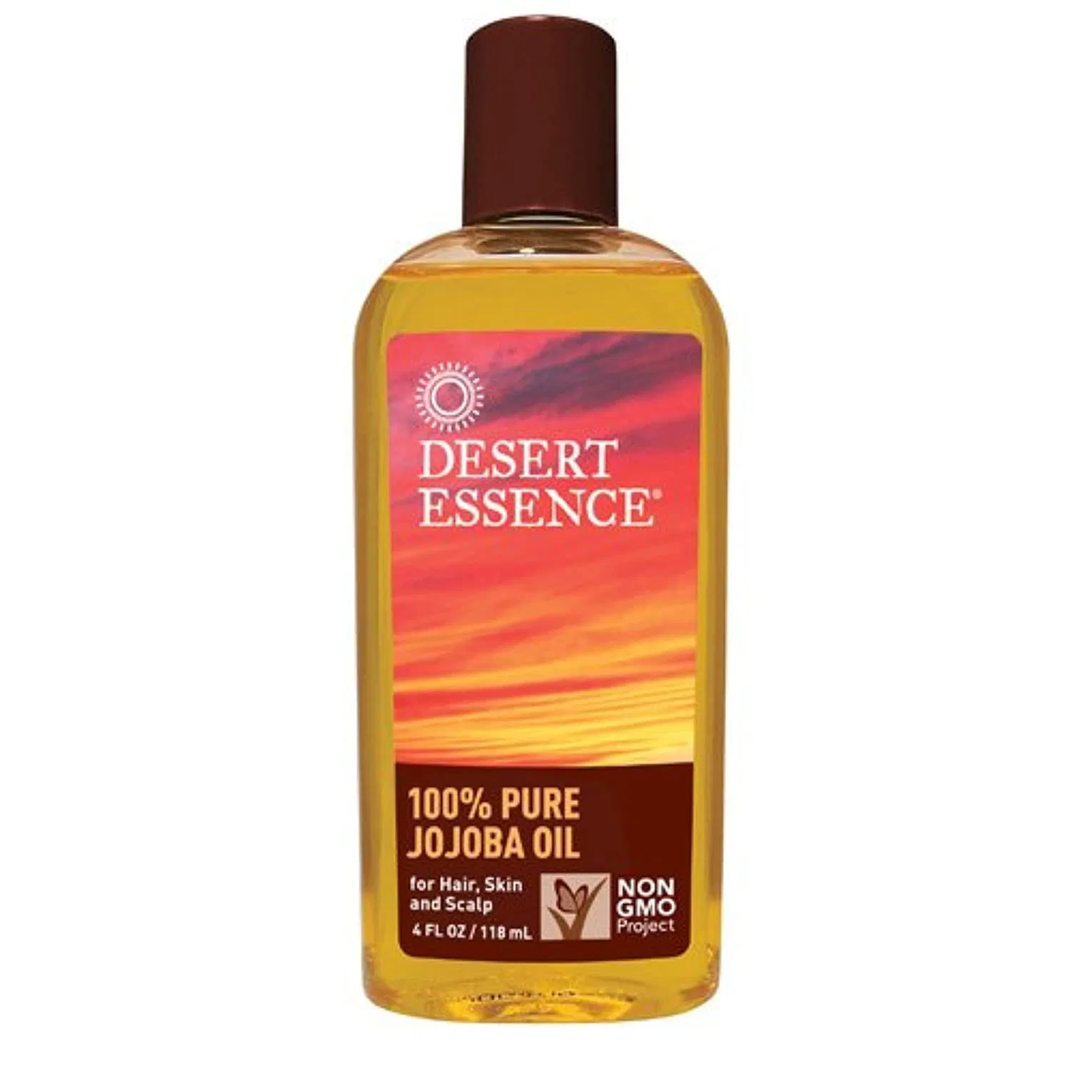Масло для волос Pure 100% Jojoba Oil, Desert Essence, 113.4 г