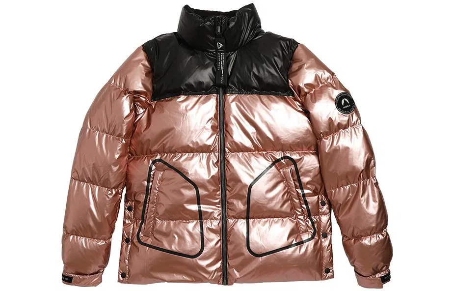 Детское утепленное пальто с воротником-стойкой TOREAD, Jazz Gold/Black — фото 4
