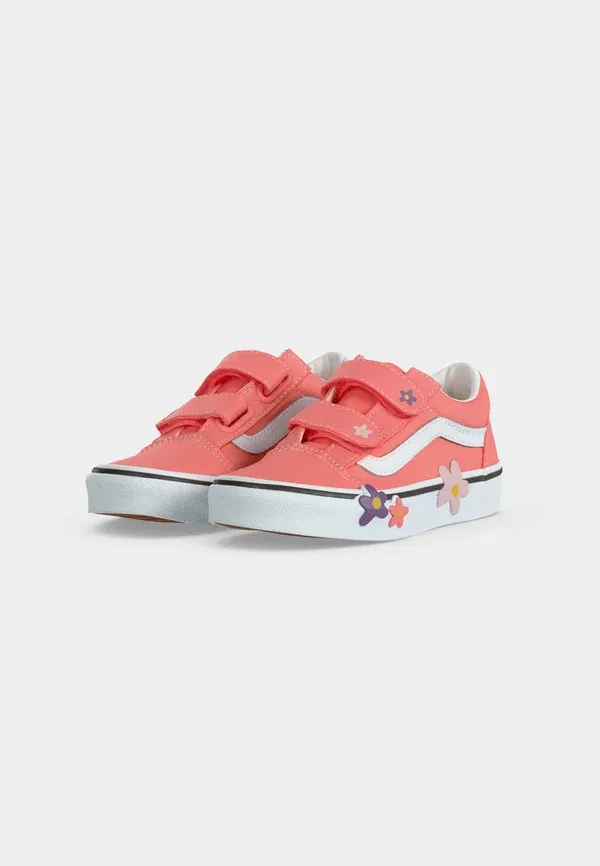 Кроссовки с принтом Old skool flower Vans, Sunset Blush Pink, розовый — фото 3
