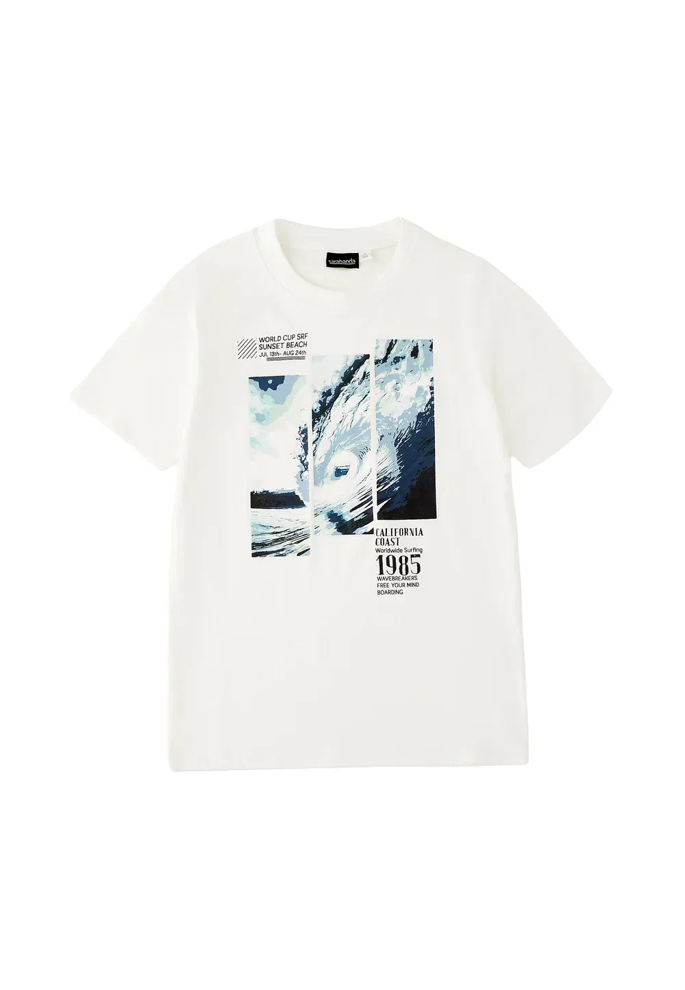 Футболка с принтом Sarabanda, Off White
