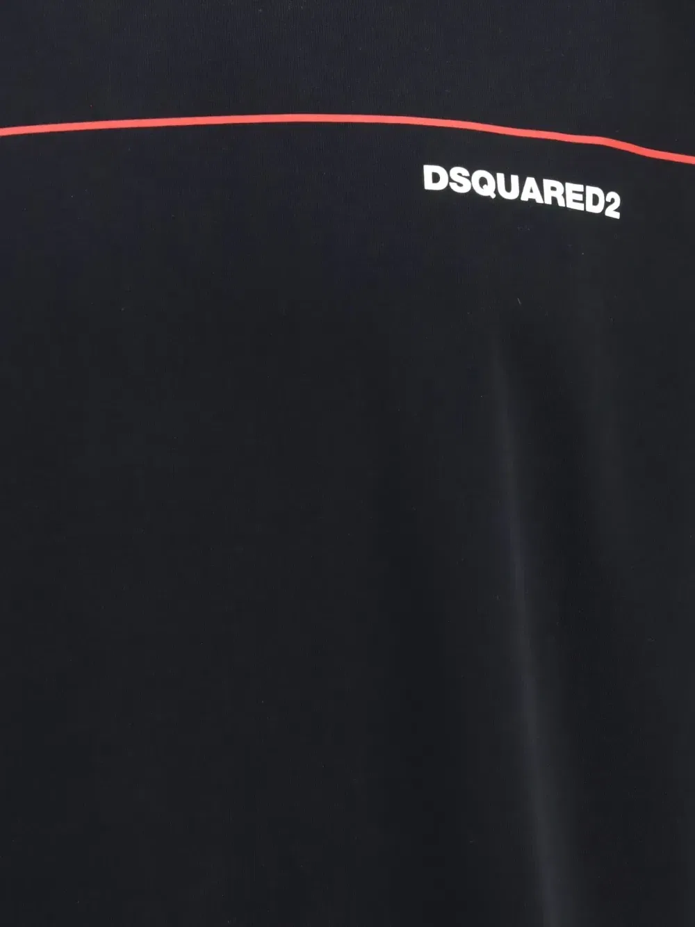 Футболка свободного кроя с логотипом Dsquared2, черный — фото 3
