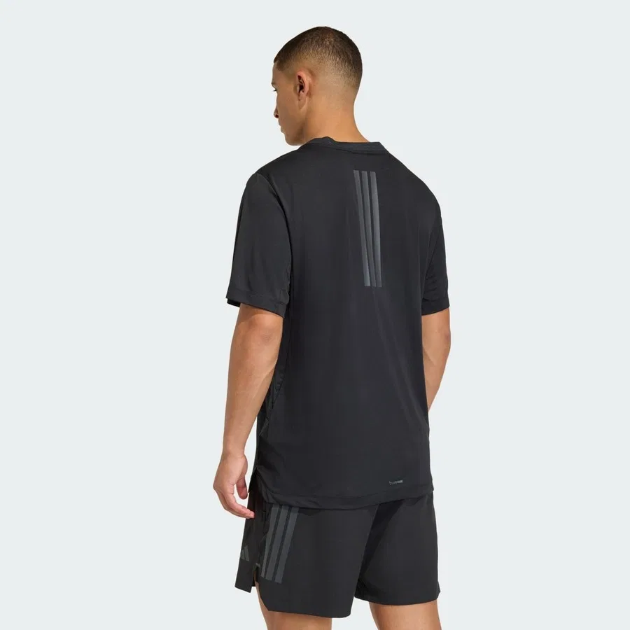 Футболка спортивная с длинным рукавом Performance KE9937 D4T Primelift 3 Stripes adidas, Белый — фото 2