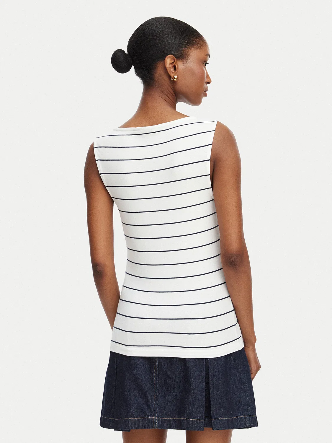 Женский топ стандартного кроя Classic Tommy Hilfiger, белый — фото 3